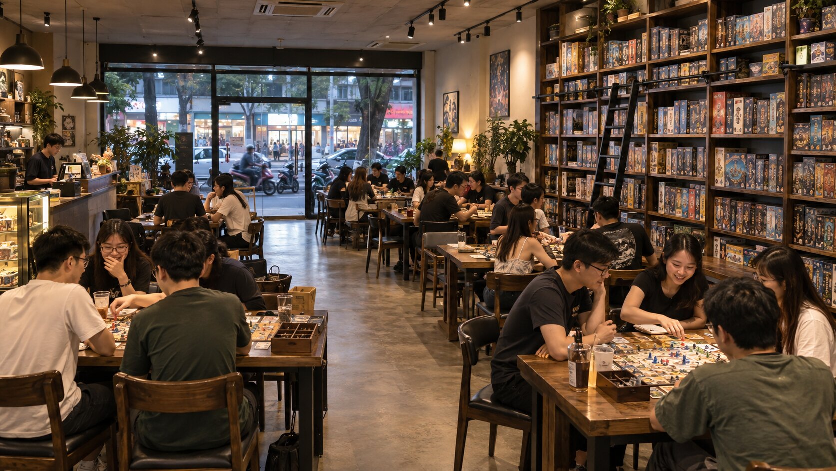 Concept rendering of the planned Đi Chơi board game venue